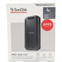 SanDisk PRO-G40 4 TB USB-C 3.2 Gen 2 Schwarz SDPS31H-004T-GBCND