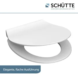 Schütte Duroplast WC-Sitz SLIM Weiß