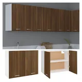 vidaXL Hängeschrank Braun Eichen-Optik 80x31x60 cm Holzwerkstoff