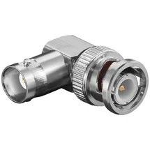 goobay BNC Winkel Stecker Kupplung