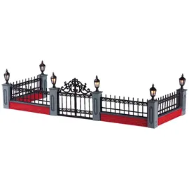 Lemax Lighted Wrought Iron Fence Weihnachtsdorf