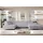 altdecor Ecksofa COMA U Cord 3-Sitzer Grau