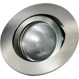 Megaman LED-Einbauspot Set 3 Aluminium Eisen gebürstet