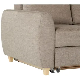 Smart Ecksofa ¦ braun ¦ Maße (cm): B: 233 H: 95 T: 160.0