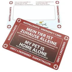 I love my cat Notfallkarte 20 g