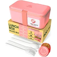 Umami Bento Lunchbox verschachtelbar 900 ml All-in-One, Bento Box Erwachsene, Mahlzeit Prep Container für Männer