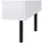 raumhirsch furniture Couchtisch Venus Weiß Holzwerkstoff 91 x 43 x 43 cm