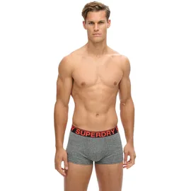 Superdry Herren 3er Pack Boxershorts Marke orange, grau, schwarz (XXL), Heimtextilien, Baumwolle