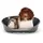 Ferplast Hundebett Kunststoff Medium 74 x 48 x 25 cm Schwarz