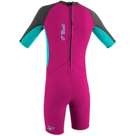 O'Neill Oneill Wetsuits Wetsuits Kinder Toddler Reactor Spring Neoprenanzug, Berry/Ltaqua/Graph, 3 Jahre