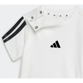 adidas Unisex Baby Essentials Set Track Suit, white/black, 3-4 Years