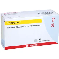 Topiramat Glenmark 25 mg Filmtabletten 100 St