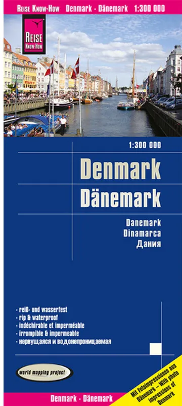 Reise Know-How Landkarte Dänemark / Denmark (1:300.000). Denmark / Danemark / Dinamarca  Karte (im Sinne von Landkarte)