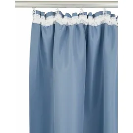 MY HOME Vorhang MY HOME "Parry" Gr. 4, blau, B:140cm H:245cm, Polyester, Recyceltes Material, Gardinen, 2-er Set, blickdicht, monochrom, basic, einfarbig, Bestseller