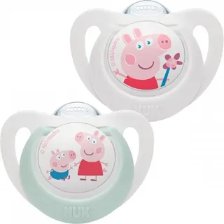 NUK Star Peppa Pig Schnuller 6-18m 2 St.