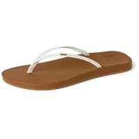 Reef Damen Cushion Slim Flip-Flop, Weiß/Hellbraun, 37 EU