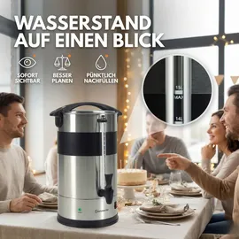 sommertal Kaffeemaschine 15L silber