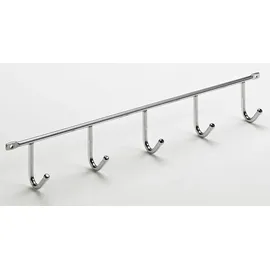 Hettich Garderobenleiste 5 Haken 52 x 350 x 35 mm Verchromt