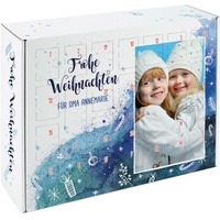 Herz & Heim® DIY Foto-Adventskalender mit Bild & Wunschtext | zum Befüllen