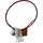 V3Tec Basketballkorb 45 cm Rot