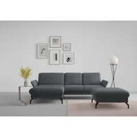 sit&more Ecksofa »Fashion L-Form«, wahlweise mit Kopfteilverstellung und Vorziehsitz, motorisch