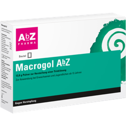 Macrogol AbZ Plv.z.Her.e.Lsg.z.Einnehmen 100 St