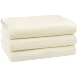 ZOLLNER Handtuchset 70 x 140 cm beige 3 St.