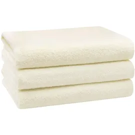 ZOLLNER Handtuchset 70 x 140 cm beige 3 St.