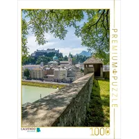 Calvendo Salzburg Blick auf die Altstadt mit Stadtmauer Puzzle