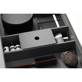 Duravit Inneneinteilung Nachrüstbar inklusive Deckel 59x115x370 mm Schwarz