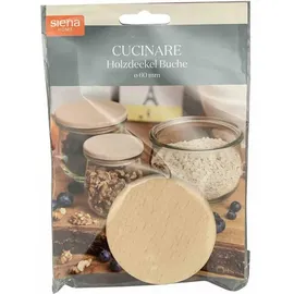 Siena Garden Siena Home - Holzdeckel 'cucinare' 60 Mm Weck, Buche Mit Silikonring