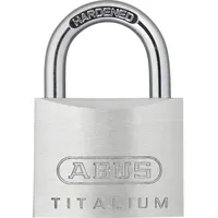 ABUS 54TI/35 54 TITALIUM Vorhangschloss, Gehärteter Stahlbügel inkl. 2