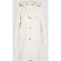 S.Oliver - Scubamantel mit abnehmbarer Kapuze, Damen, creme, 46