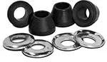 PROTAPER SPORT passend für Honda Lenkeraufnahme Gummibuchsen Set Schwarz