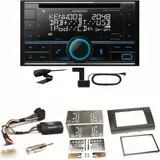 Kenwood DPX-7300DAB Bluetooth DAB CD USB Einbauset für Suzuki Swift Sport EZ MZ