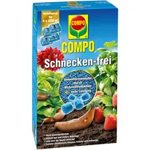 Compo Schnecken-frei Schneckenkorn regenfest, Streugranulat gegen Schnecken im Vorteilspack,