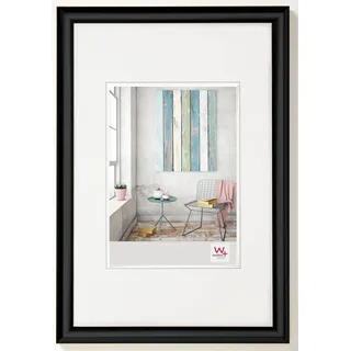 walther design Bilderrahmen schwarz 70 x 100 cm Trendstyle Kunststoff 70x100
