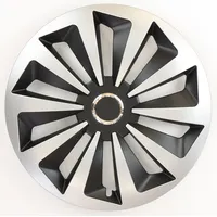 ZentimeX Z744980 Radkappen Radzierblenden universal 16 Zoll Silver Black