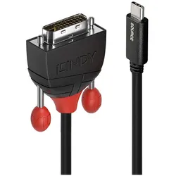 Lindy USB Typ C an DVI Adapterkabel 2m