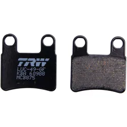 TRW Bremsbelag Typ P Organisch Standard, Parkbremse, Bremsbelag "MCB 875" Satz