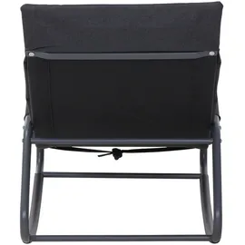 Siena Garden Aliano Schaukelliege 143 x 57 x 84 cm Schwarz