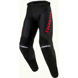 Alpinestars Honda Racer Iconic Textilhose - schwarz-rot, / 28