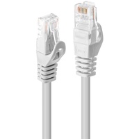 Lindy 48202 RJ45 Netzwerkkabel, Patchkabel CAT 6 U/UTP Weiß