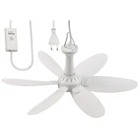 Sichler Haushaltsgeräte Mobiler Deckenventilator 43 cm Weiß
