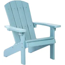 Beliani Kindersessel Gartenstuhl 40 x 50 x 64 cm blau