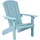 Beliani Kindersessel Gartenstuhl 40 x 50 x 64 cm blau