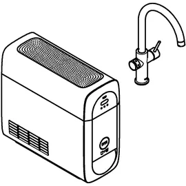 Grohe Blue Home C-Auslauf Starter Kit brushed warm sunset 31455DL1