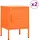 vidaXL Nachtschrank 2 Stk. 35 x 35 x 51 cm Orange
