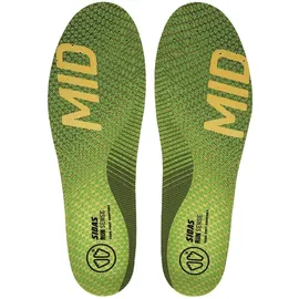 SIDAS 3FEET Run Sense Mid Einlegesohle 42 Grün