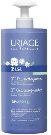 Uriage Eau Thermale Baby Reinigungswasser Pumpflasche 1l